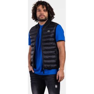 Lacoste bodywarmer heren gewatteerd waterafstotend Zwart Maat M