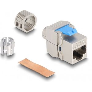 Delock - Keystone Module - RJ45 Jack - Cat.8.1 - Shielded - Zinkdiecast