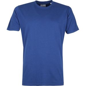 Colorful Standard - Organic T-shirt Blauw - Heren - Maat XXL - Regular-fit