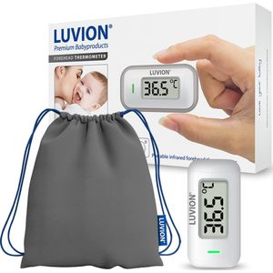 LUVION - Voorhoofd Thermometer - Digitale Infrarood Koortsthermometer - Geschikt voor Baby t/m Volwassenen