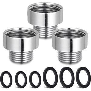 Kraan Adapter Kit 3 Stuks - Mannelijke G1/2 naar Vrouwelijke G3/4