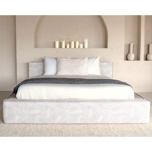 Opbergboxspring - 140x200 Adore Element - Pearl Beige - Excl. Matras