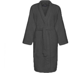 Badjas - Zydante Wellness - Katoen - Antraciet