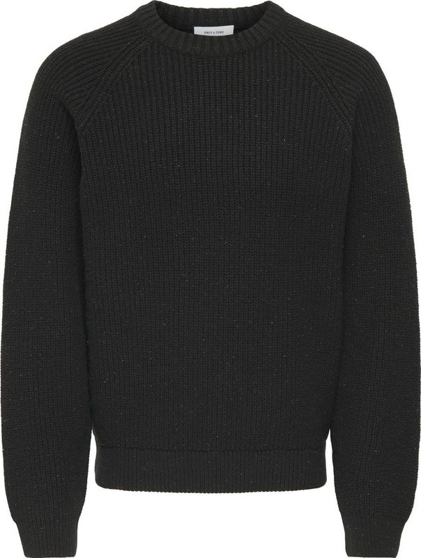 Only & Sons Litus Trui - Heren Sweater - Black