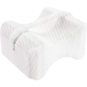 Kniekussen - Wit - Orthopedisch - Beenkussen - Voor Zijslaapkussen