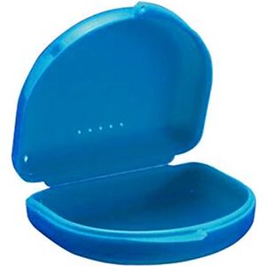 Gebitsbakje - Beugelbakje voor Protheses, Beugels, Bitjes - Blauw