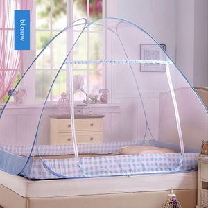 Goodivery - Klamboe 2 Persoons - Tweepersoons Muggennet - Muskietennet - 190x100x100cm - Blauw