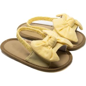 Siya Baby - sandalen - meisjes - geel - strik - maat 19