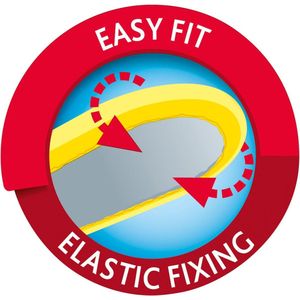Perfect Fit Elastische Strijkplankovertrek met Naspansysteem - Blauw - Strijkplankhoes
