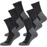 Xtreme - Hiking Sokken - Antraciet - 6-pack - Unisex