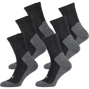 Xtreme - Hiking Sokken - Antraciet - 6-pack - Unisex