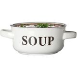 Cosy & Trendy - Soepkommen Classic - Wit - 14 x 7 cm - 470 ml