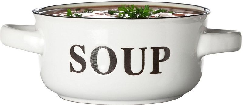 Cosy & Trendy - Soepkommen Classic - Wit - 14 x 7 cm - 470 ml