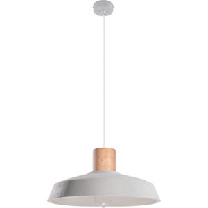 Sollux - Hanglamp Afra Ø 40 cm hout beton grijs
