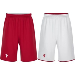 Macron X500 Reversible Short Kinderen - Rood / Wit | Maat: 7-8 Y