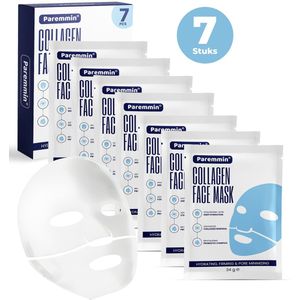 Bio-Collagen Gezichtsmasker 7 Stuks – Korean Beauty Collageen Mask – Hyaluronzuur Masker