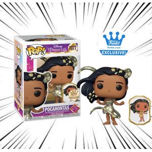Funko POP! Ultimate Princess Collection Pocahontas (Gold) with Pin Exclusive #1077