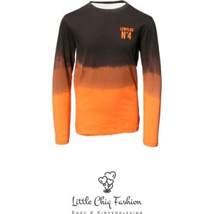 LewyLou NO4 Longleeve zwart - oranje