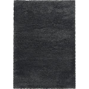 Ayyildiz - Vloerkleed - Grijs - Hoogpolig - Zacht en Comfortabel