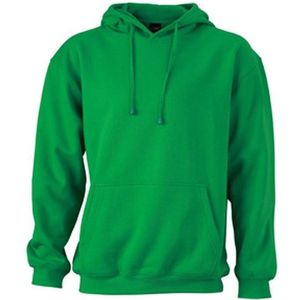 James and Nicholson Unisex Hooded Sweatshirt (Fern Green)