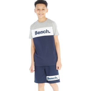 2 delige 100% katoenen Bench t shirt met korte broek set short maat 164