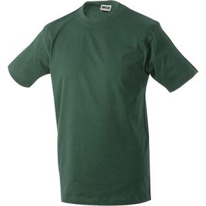 James and Nicholson - Heren Workwear T-Shirt (Donkergroen)