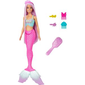 Barbie A Touch of Magic - Zeemeermin - Met roze staart - Barbiepop