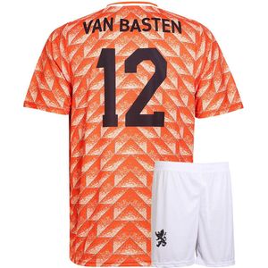 EK 88 Voetbaltenue van Basten - Nederlands Elftal - Oranje - Voetbaltenue Kinderen - Shirt en Broekje - Jongens en Meisjes - Volwassenen - Heren en Dames-XL