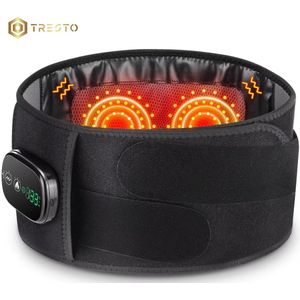 TRESTO - Infrarood Massage Band Onderrug - Rugpijn - Apparaat - Spieren & Gewrichten - Pijnverlichting - Warmteband - Brace - Elektrisch Rug Massage Apparaat