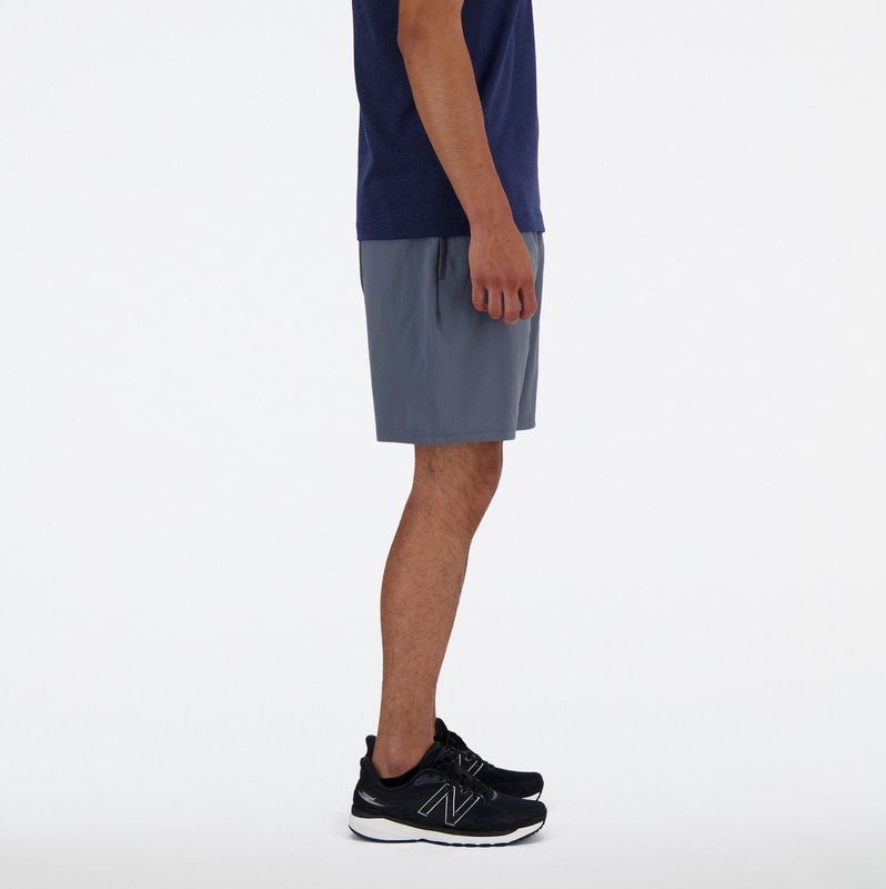 New Balance - Essential Running Shorts - Grijs - Korte Broeken