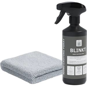 Nano Coating Pakket – Auto & Motor – Spraywax – Langdurige Glans & Bescherming – 500ml en Polish Uitwrijfdoek