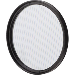 Anamorf Lichtflare-effectfilter voor Cameralens 77mm - Cinematice Video - Roterend Frame