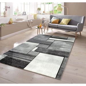 Flycarpets Kristal Modern Vloerkleed - 160x230cm - Grijs