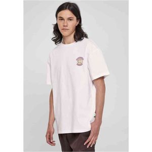 Urban Classics - Organic Big Peace Heren T-shirt - Wit