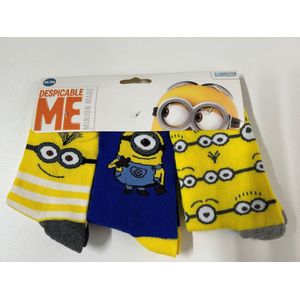 Sokken - Despicable Me - Minions - Pack van 3