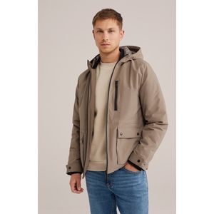 WE Fashion - Waterafstotend Jack - Regular Fit - Met Capuchon