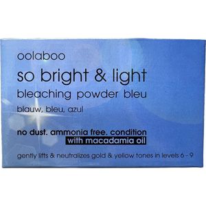Oolaboo So bright & light blondeerpoeder Blauw met Macadamia oil 500 gram