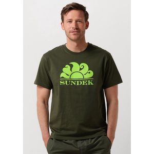 SUNDEK M4s100 New Simeon Logo Polo's & T-shirts Heren - Polo shirt - Donkergroen - Maat XL