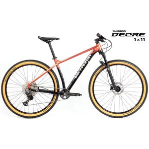 Lee Cougan Revenge - Mountainbike - MTB - Shimano Deore 1x11 -Framemaat 17'' S - Koper Rood