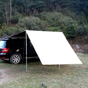 Universele zijwand, caravan, luifel, zonwering, caravan, camping, inkijkbescherming, luifel, waterdicht 420D Oxford-doek, luifel, inkijkbescherming, voorwand, scherm tegen zon, 3 x 2 m