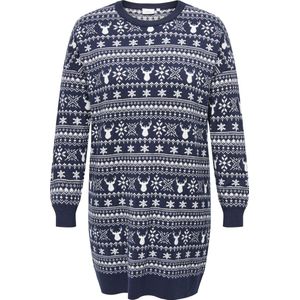 ONLY CARMAKOMA - CARXMAS WINTER LS O-NECK DRESS KNT - Meisjes - Mini jurken
