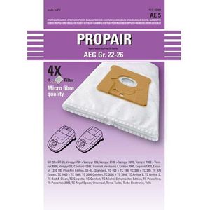 AEG - STOFZUIGERZAK PROPAIR GR22-24-25 731-791 SET 4+1m Pr -