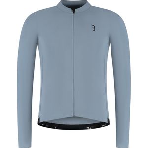 BBB Cycling Essence LS Fietsshirt Heren Lange Mouwen - Allround Wielershirt – Wielrenshirt Heren – IJs Blauw – Maat S – BBW-420