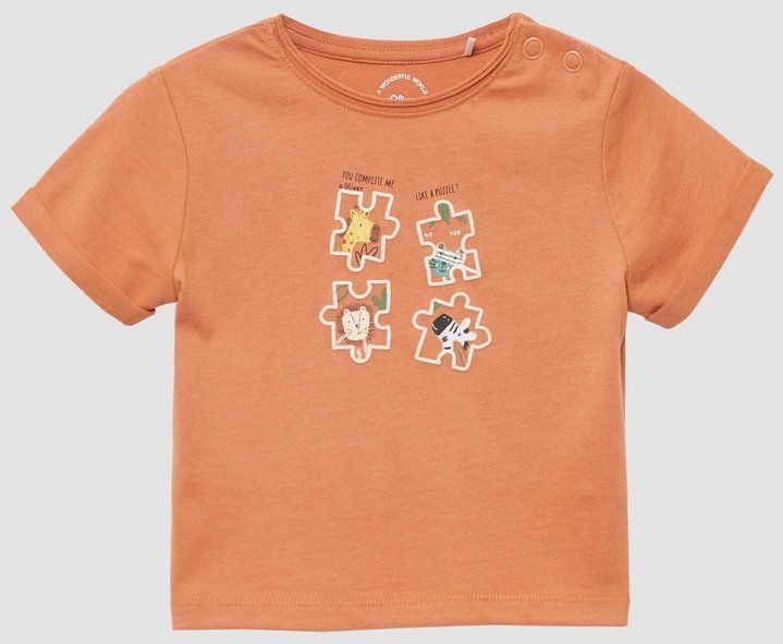 T-shirt - Regular-fit - Katoenen Jersey - Korte Mouwen