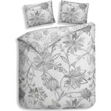 Heckettlane Neva - Dekbedovertrek - Grijs - 100% Katoen-Satijn - 240x220 + 2 Slopen 60/70 cm