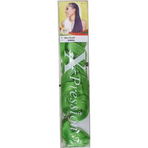 X-pression Ultra Braid nummer Green (3 stuks)