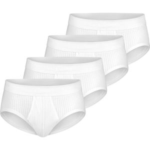 Schiesser Heren sportslip 4 pack Cotton Essentials Authentic