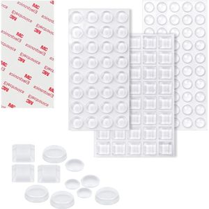 Siliconen Pads 172 stuks Transparant Adhesive Bumper Pads Zachte Deur Bumpers Zelfklevende Meubelpad met Geluidsdemping .