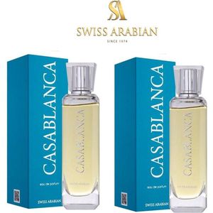 Swiss Arabian Casablanca - 2 Stuks - Eau de Parfum spray (unisex) 100 ml