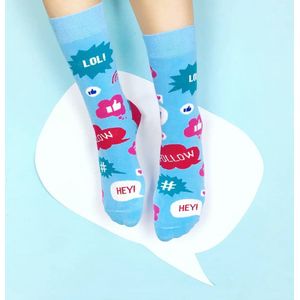 Social Media sokken - Facebook - Instagram - maat 36 tot 41 - 1 paar